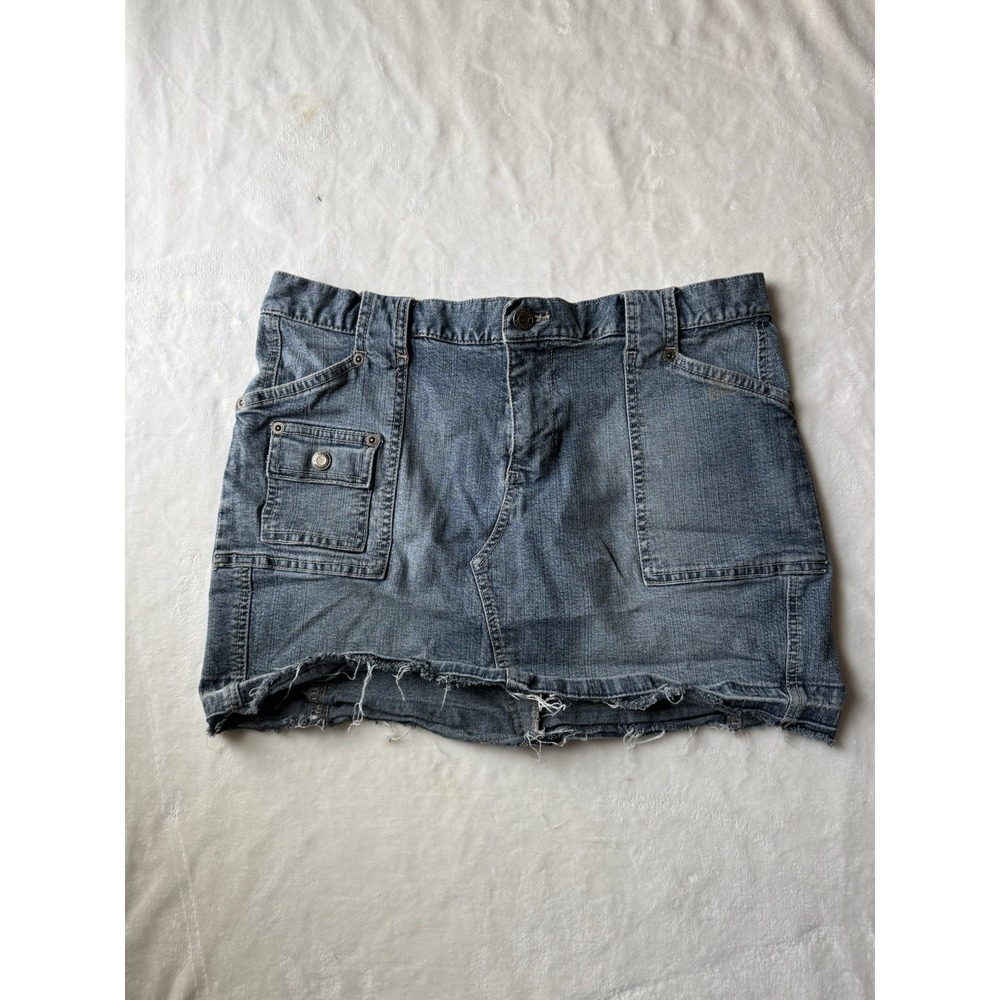 Express Women's Size 9/10 Denim Jean Skirt Preppy
